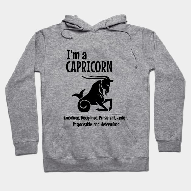 I'm a capricorn Hoodie by cypryanus